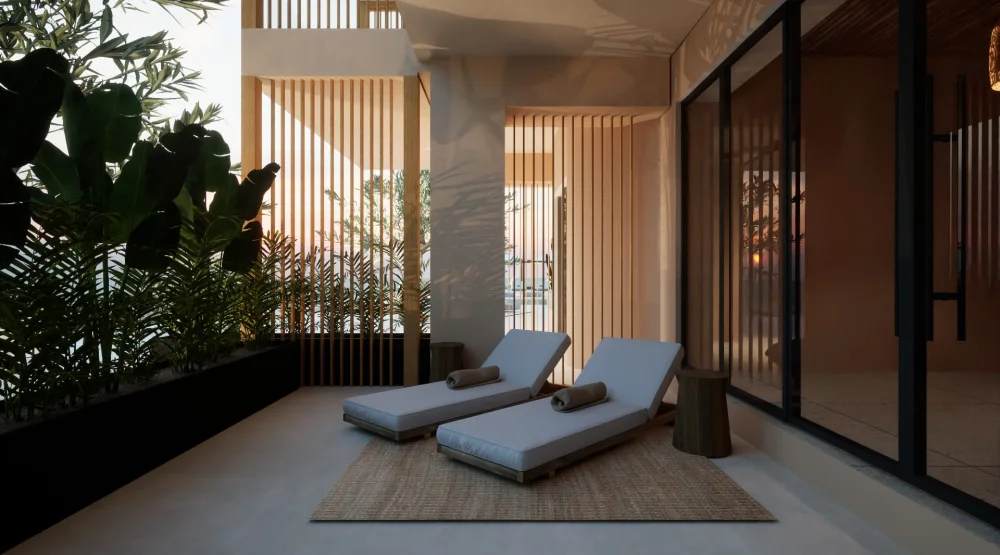 Deluxe Room with Patio & Sea View at The Nest Resort