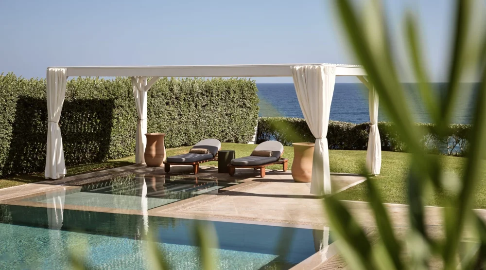 Royal Presidential Suite Sea Front with Private Pool at The Royal Blue Luxury Beach Resort