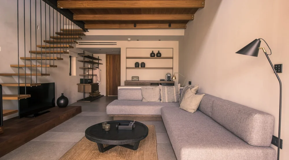 Villa Μezzanine with Private Pool - 56 M² at Theros All Suite Hotel