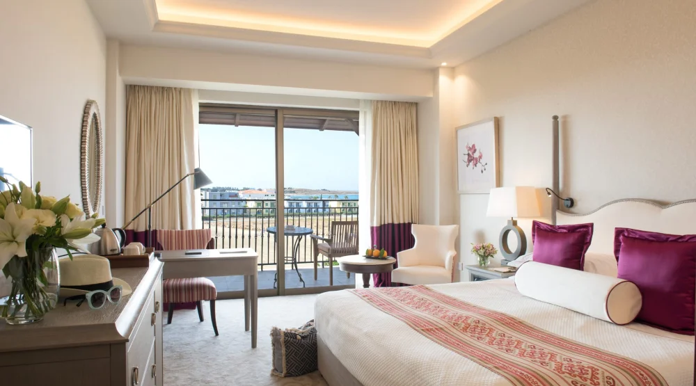 Deluxe Partial Sea View Room at Elysium