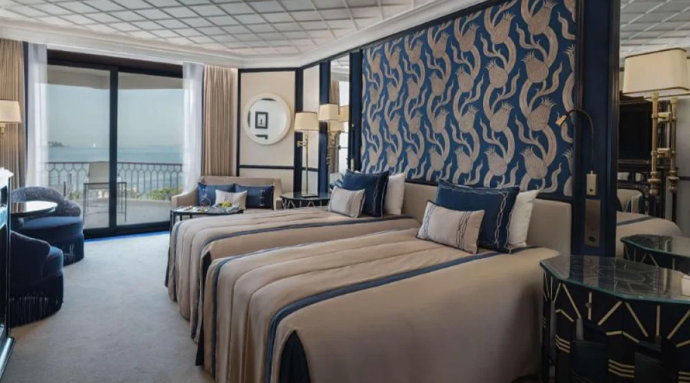 Ciragan Bosphorus View Twin Room at Ciragan Palace Kempinski Hotel