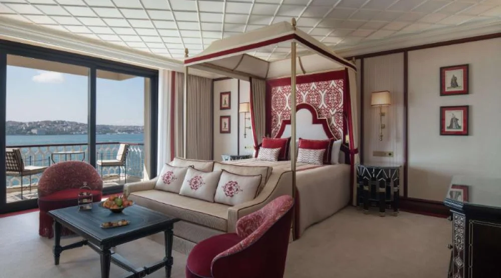 Grand Deluxe Ciragan Bosphorus View King Room at Ciragan Palace Kempinski Hotel