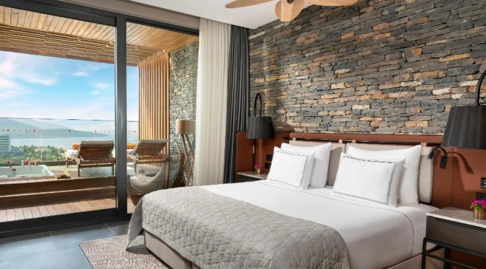 Family  Room Partly Sea View at Lujo Hotel Bodrum