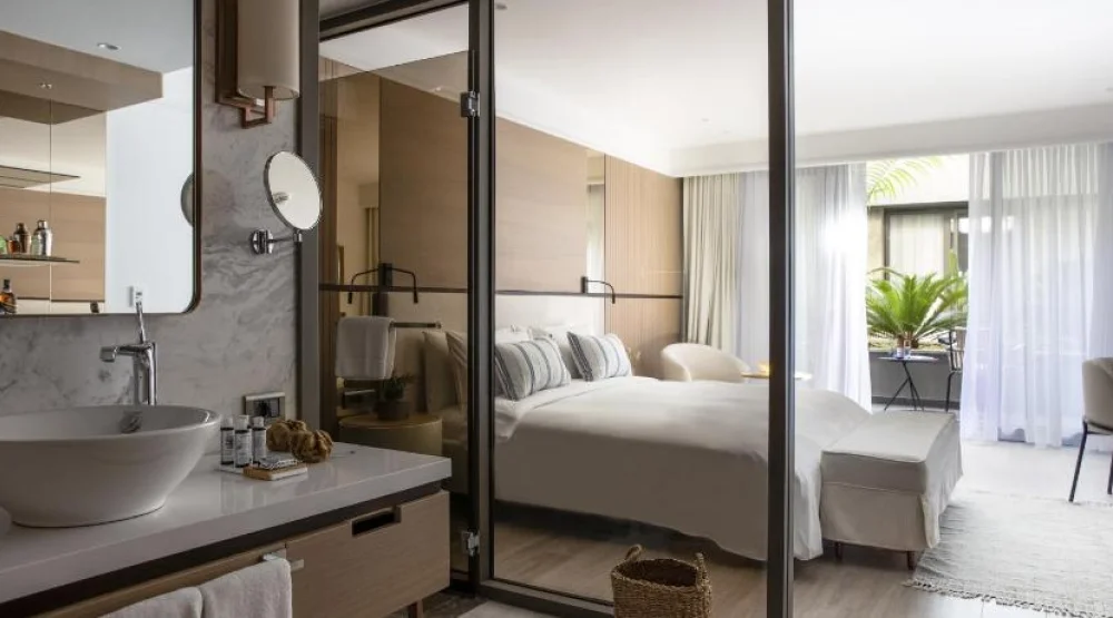 Deluxe Atrium View Room at Mett Hotel Beach Resort Bodrum