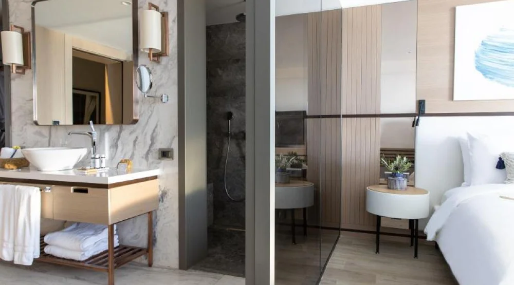 Deluxe Partial Sea View at Mett Hotel Beach Resort Bodrum