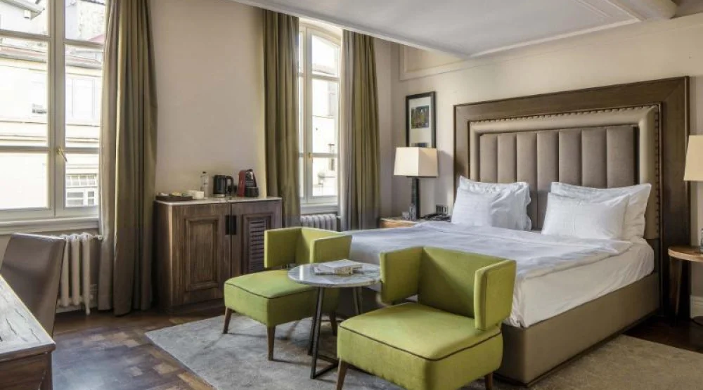 Deluxe King Room, Guest Room, One King, City View at The Bank Hotel Istanbul