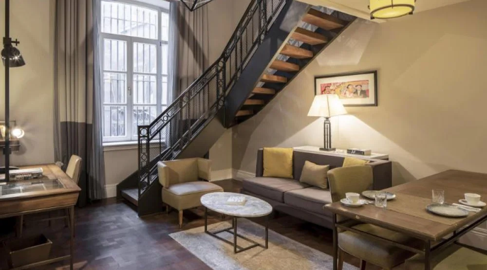 Deluxe Duplex King Room, Guest Room, One King at The Bank Hotel Istanbul