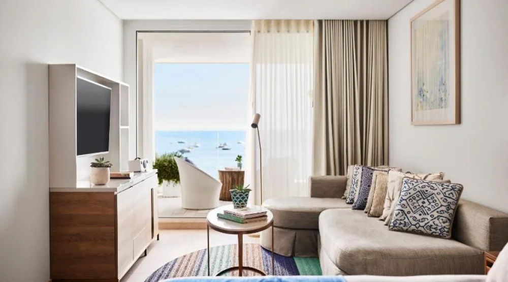 Junior Suite with Sea View at Nobu Hotel Ibiza Bay