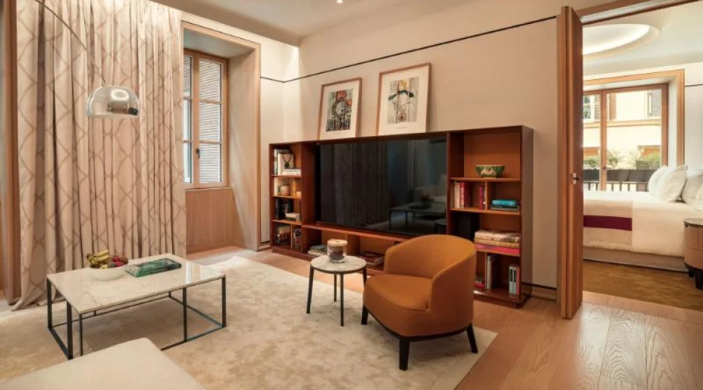 Superior Suite, One Bedroom Suite, One King, City View at Bvlgari Hotel Roma