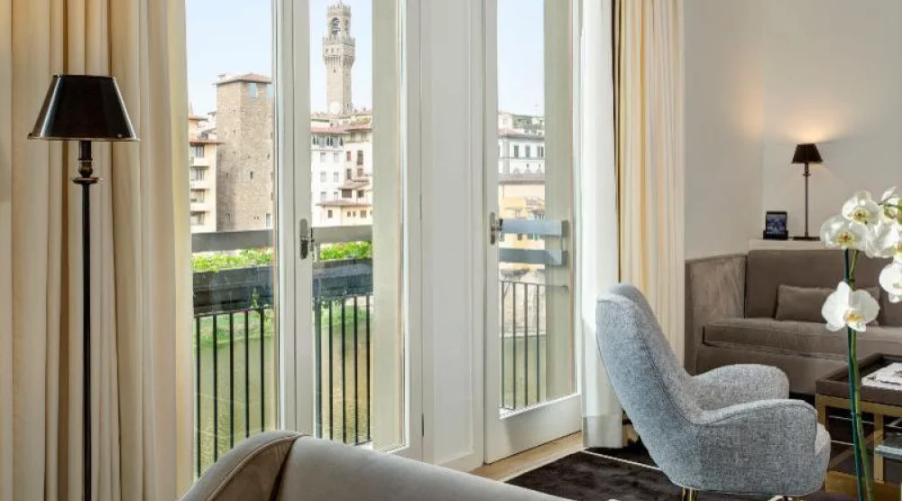 Designer Suite with River View at Hotel Lungarno