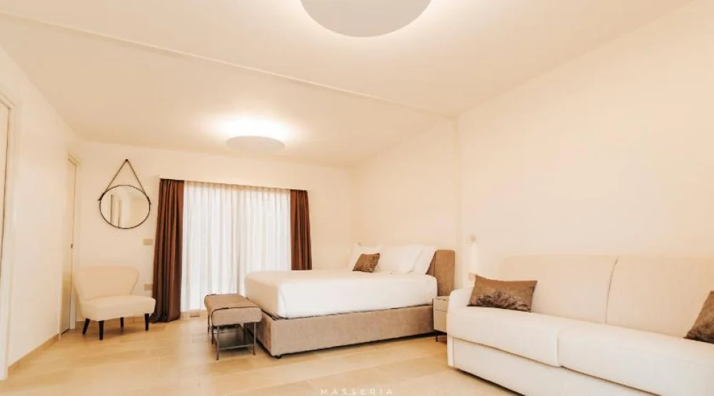 Junior Suite with Garden View at Masseria Corsano