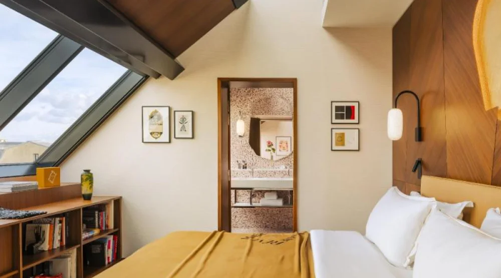 Suite with View Of Parisian Rooftops - Atelier at Hotel Madame Reve