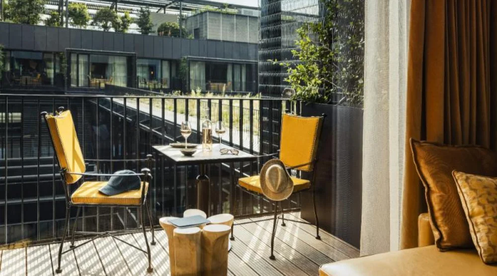 Deluxe Room with Balcony - Garden View at Hotel Madame Reve