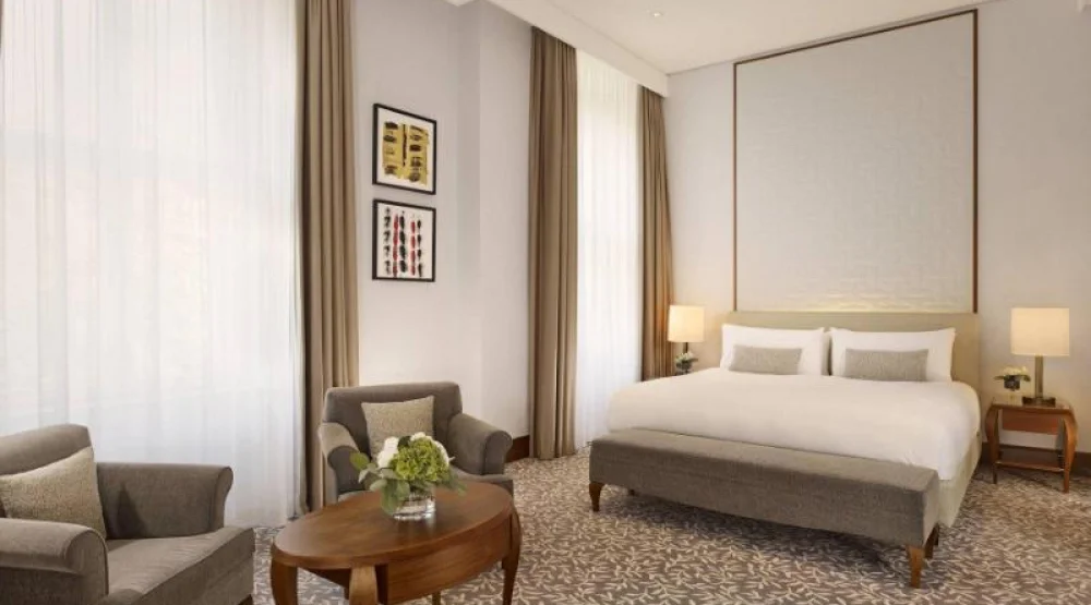 Premium Deluxe Room, Larger Guest Room, One King at The Ritz-Carlton Vienna