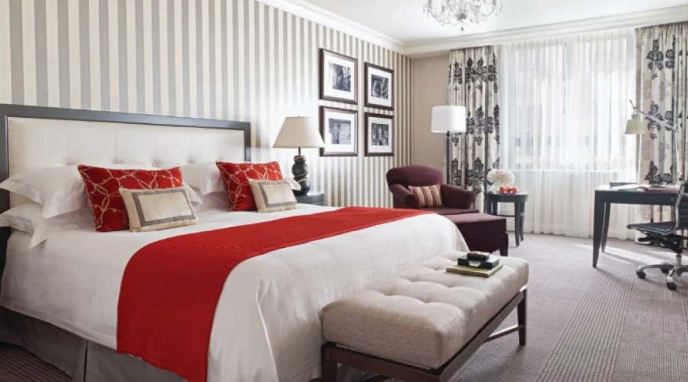 Modern Room with King Bed at Four Seasons Hotel Prague