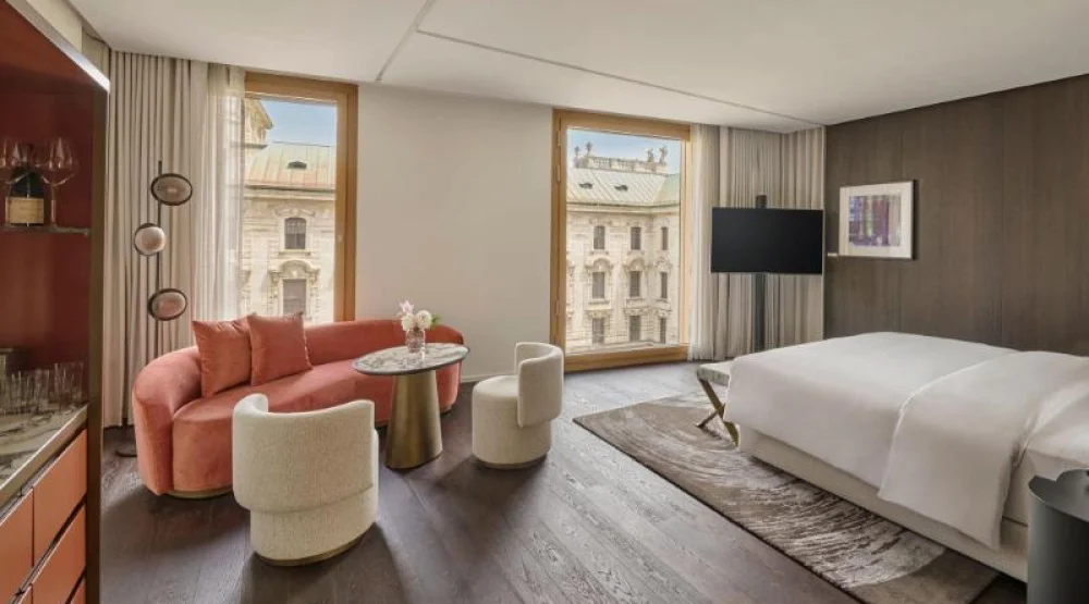 Grand Junior Suite, One Bedroom Suite, One King at Koenigshof a Luxury Collection Hotel Munich