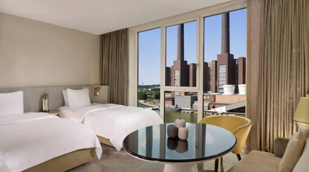 Guest Room, Two Double at The Ritz-Carlton Wolfsburg