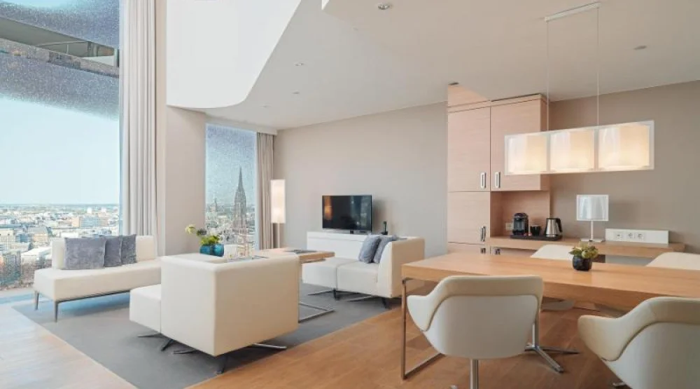 Maisonette Suite, Bi-level Suite, One King, Sofa Bed, Water View, Top Floor at The Westin Hamburg Elbphilharmonie