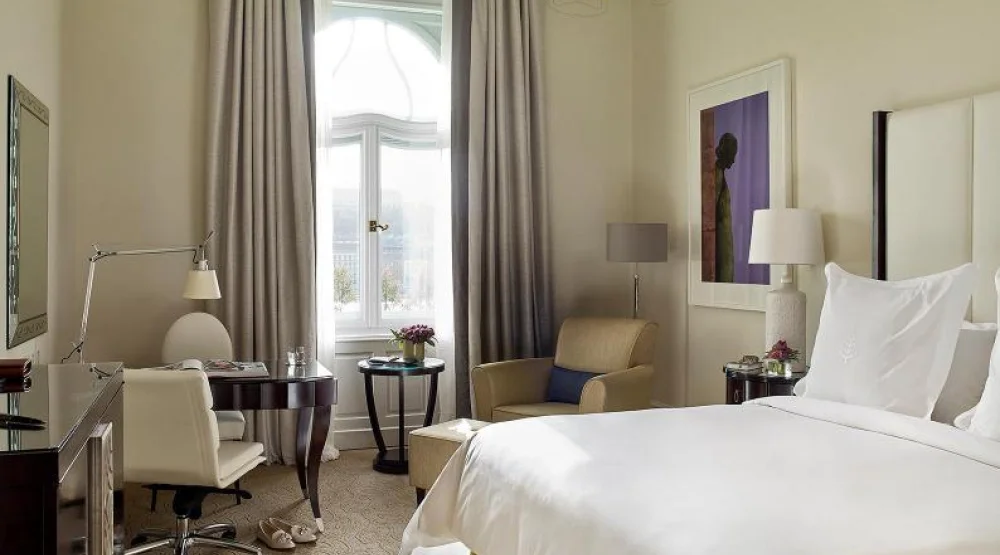 Danube River View Room with King Bed at Four Seasons Gresham Palace