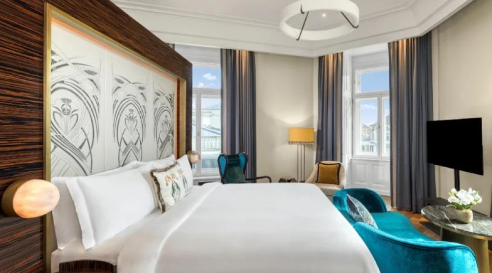 Deluxe Room King Bed, Deluxe Guest Room, One King, City View at Matild Palace A Luxury Collection Hotel