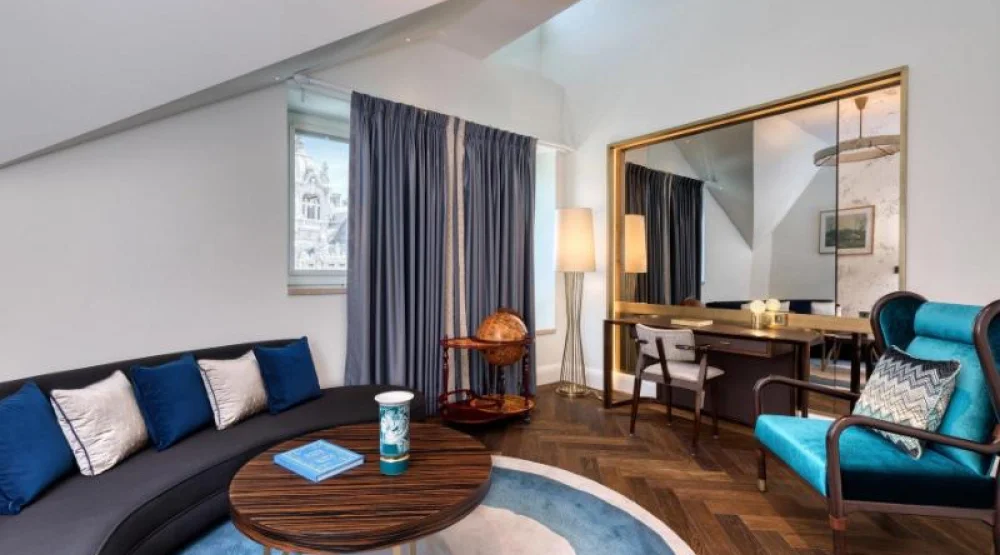 Crown Tower Suite, One Bedroom Suite, One King, 360 Degree City View, High Floor, Balcony: Two at Matild Palace A Luxury Collection Hotel