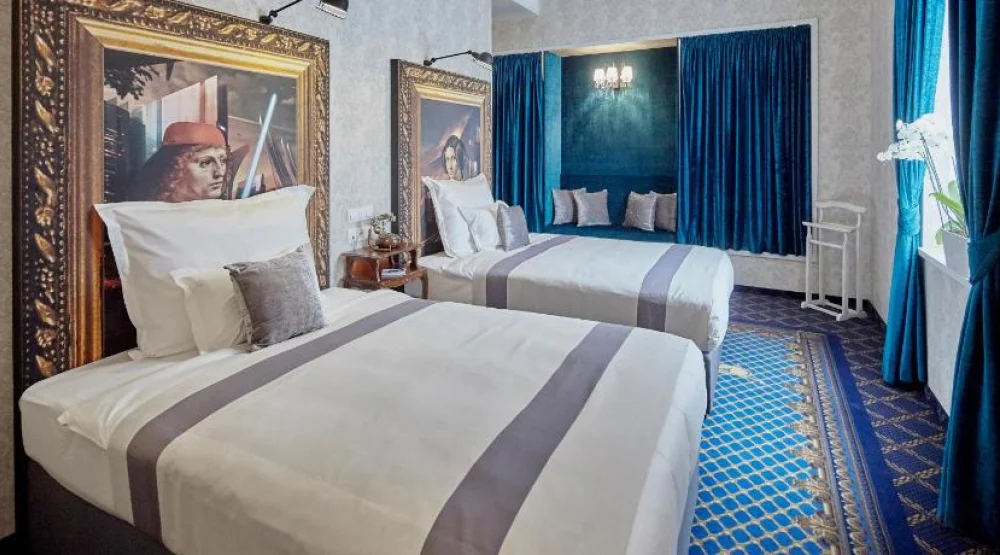 Mystery Room with Two Double Beds at Mystery Hotel Budapest
