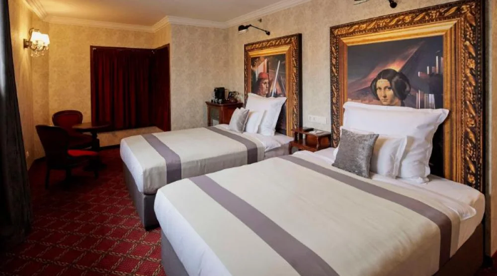 Four Mystery Double-double Room at Mystery Hotel Budapest