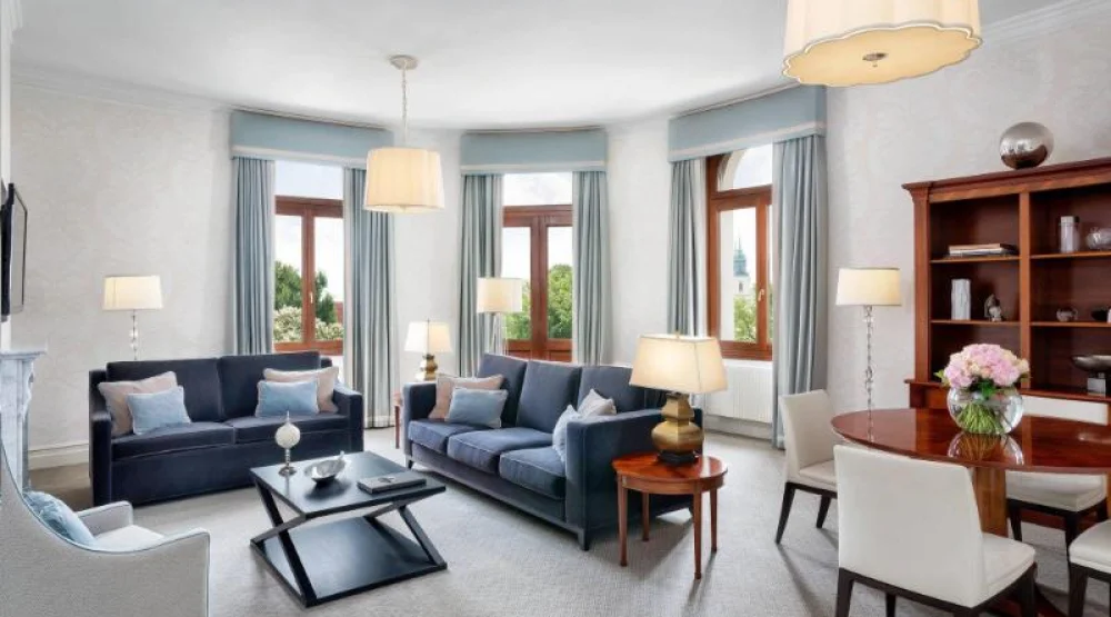 Deluxe Suite, One Bedroom Suite, One King, Main Street View, City View, Corner Room at Hotel Bristol a Luxury Collection Hotel Warsaw