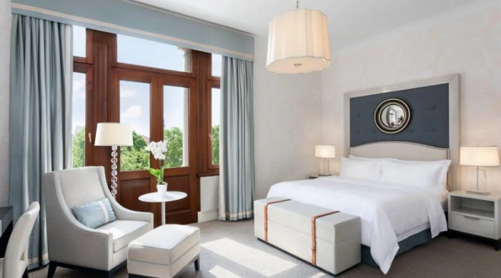 Glorietta Suite, Two Bedroom Larger Suite, Bedroom 1: One King, Bedroom 2: One King, Main Street View at Hotel Bristol a Luxury Collection Hotel Warsaw