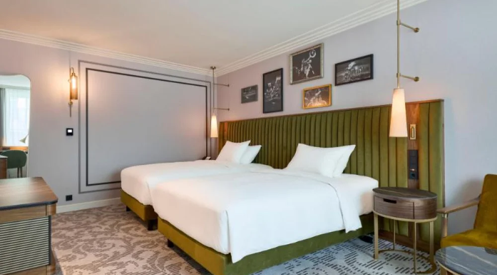 Two Double Beds Old Town Room at Hotel Saski Krakow Curio Collection by Hilton