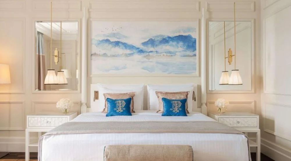 Deluxe Lake View King - 30sm, 322sf at Fairmont Le Montreux Palace