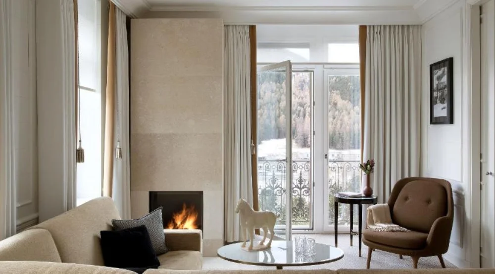 Fireplace Suite at Grand Hotel Kronenhof