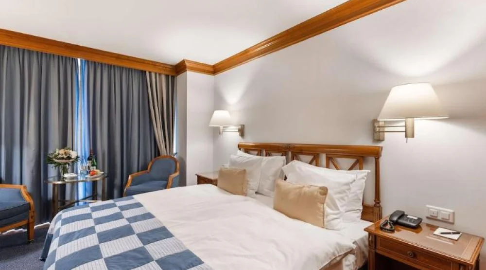 Classic Double Room with Matterhorn View at Grand Hotel Zermatterhof