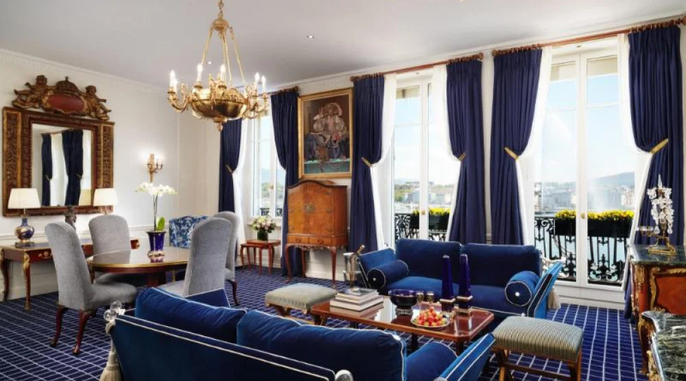 Presidential Suite with Lake View at Hotel D'angleterre Geneva