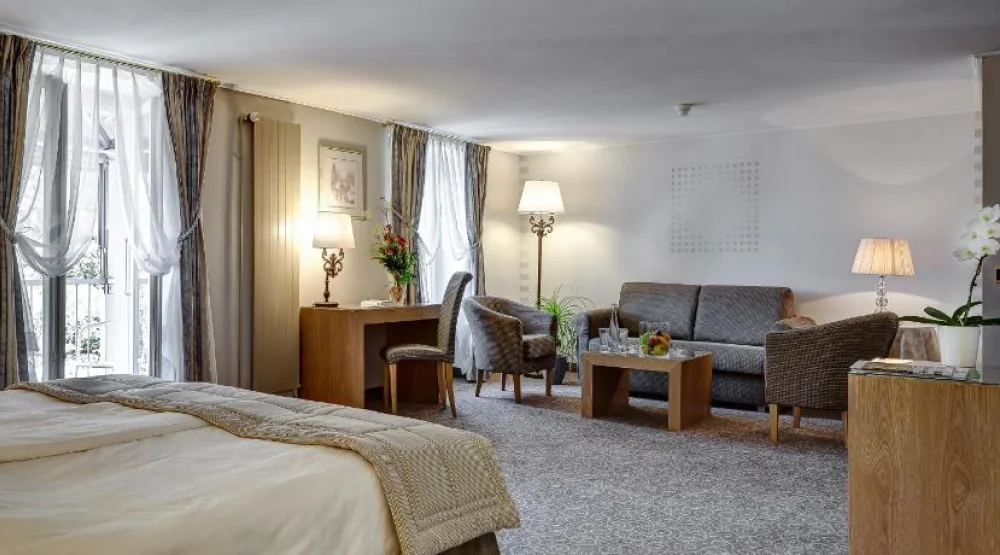Junior Suite with Garden View at Residence Les Sources Des Alpes