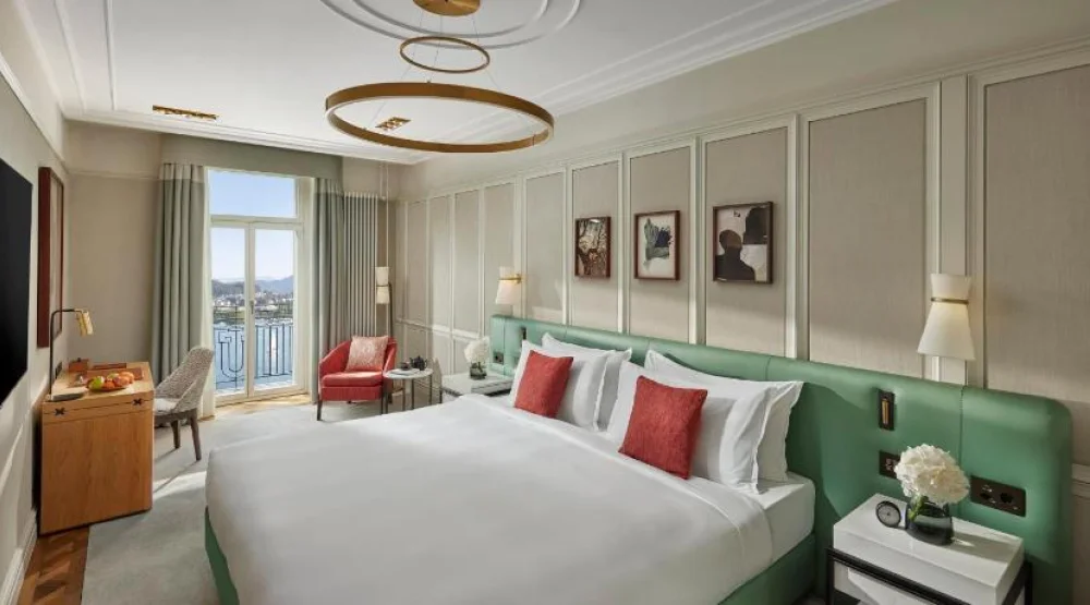 Superior Lake View Room with Balcony at Mandarin Oriental Palace Luzern