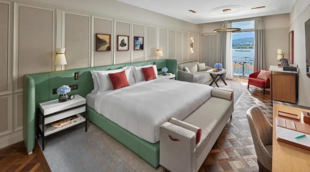 Deluxe Lake View Room with Balcony at Mandarin Oriental Palace Luzern