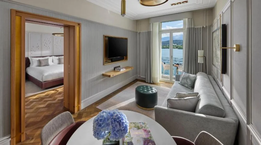 Lake View Suite with Balcony at Mandarin Oriental Palace Luzern