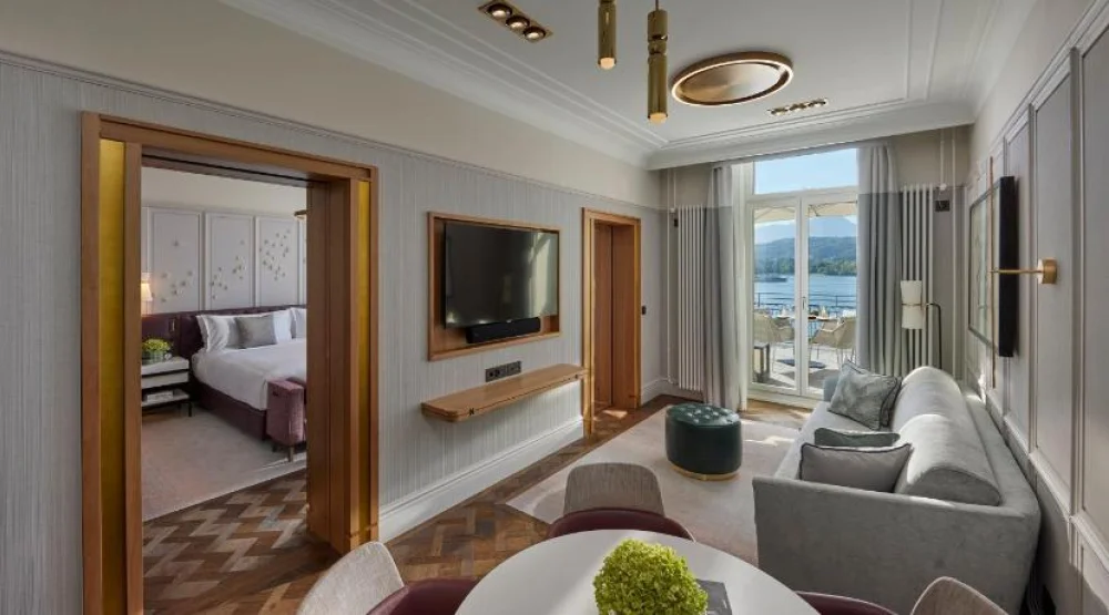 Lake View Suite with Terrace at Mandarin Oriental Palace Luzern