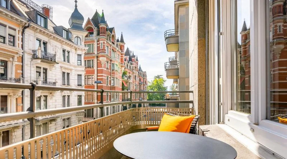 Grand Superior Room, Larger Guest Room, One King, Balcony at Neues Schloss Privat Hotel Zurich Autograph Collection