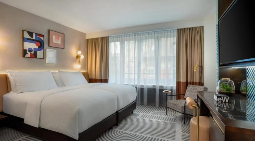 Superior Twin Room, Guest Room, Two Twin at Neues Schloss Privat Hotel Zurich Autograph Collection