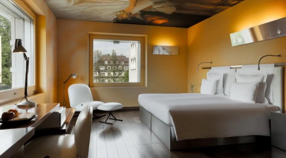 Corner, Junior Suite, One King at The Hotel Lucerne Autograph Collection