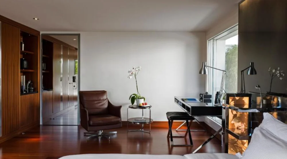 Penthouse Junior, Suite, One King, Mountain View, Balcony at The Hotel Lucerne Autograph Collection