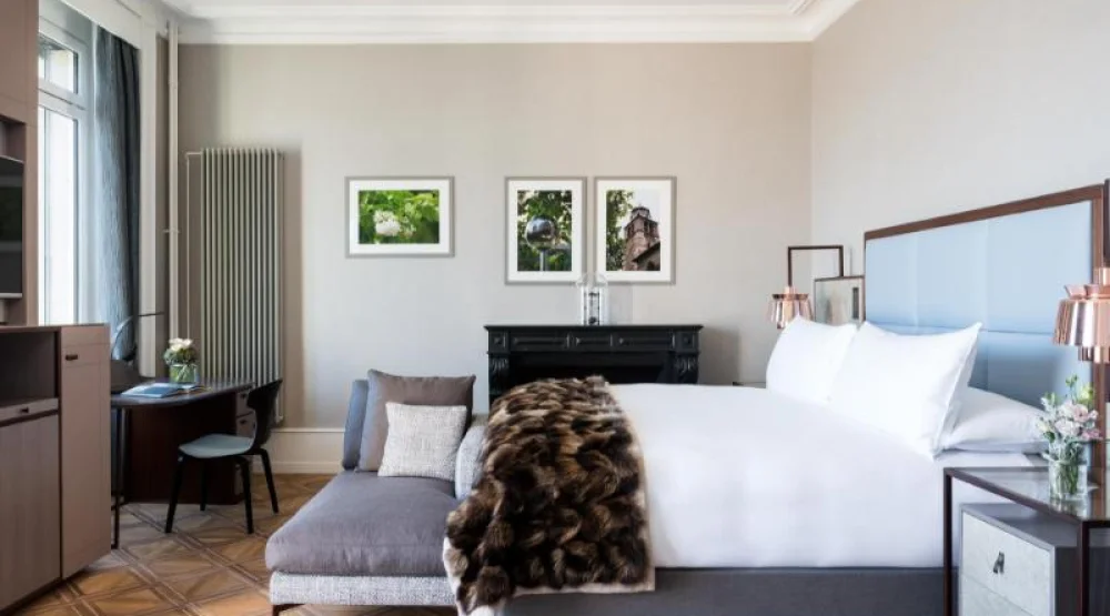 Mont-blanc Suite, One Bedroom Suite, One King, Private Sofa Bed, Lakefront, Balcony at The Ritz-Carlton Hotel de la Paix Geneva