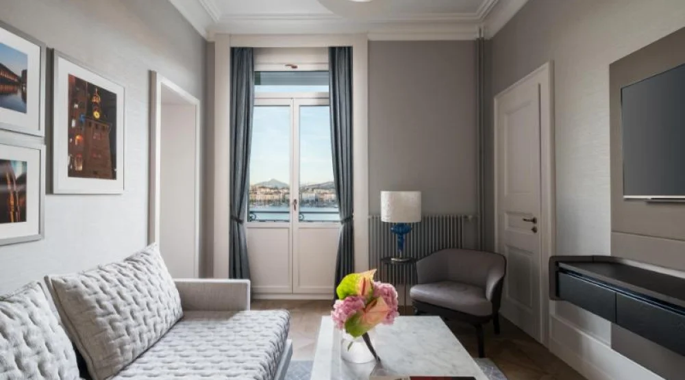Lakefront Suite, One Bedroom Suite, One King, Sofa Bed, Lakefront, Balcony at The Ritz-Carlton Hotel de la Paix Geneva