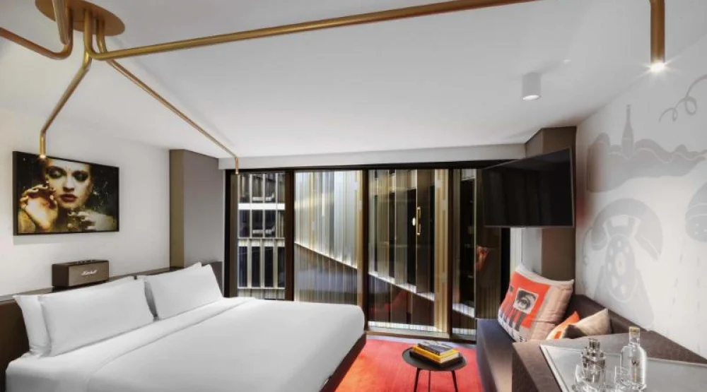 Cozy Exchange, Guest Room, One King, Atrium View at W Amsterdam