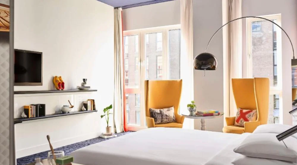 One King Bed Garden View Deluxe at Andaz Amsterdam Prinsengracht