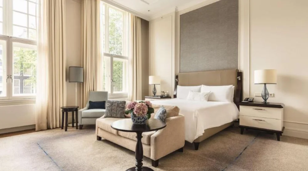King Junior Suite with Canal View at Waldorf Astoria Amsterdam
