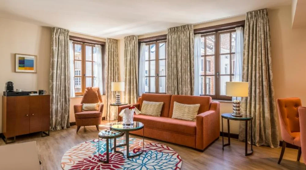 Suite with City View at Warwick Brussels