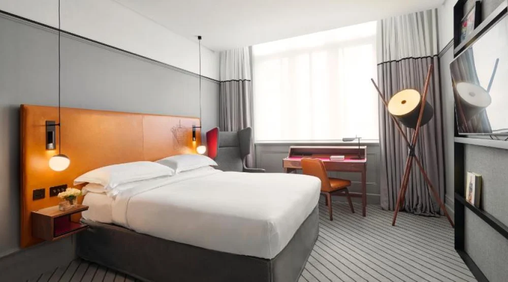 Queen Room at Andaz London Liverpool Street by Hyatt